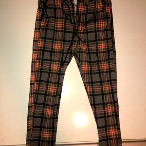 Urban Outfitters Men’s Pants Size 33x32 Plaid Punk Hardly worn